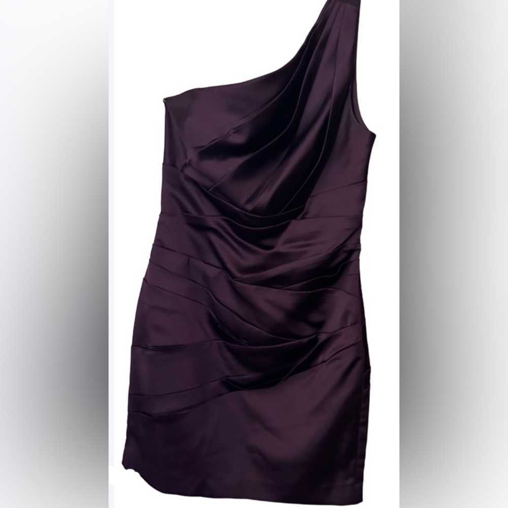 David Bridal- One Shoulder Bridesmaid Dress